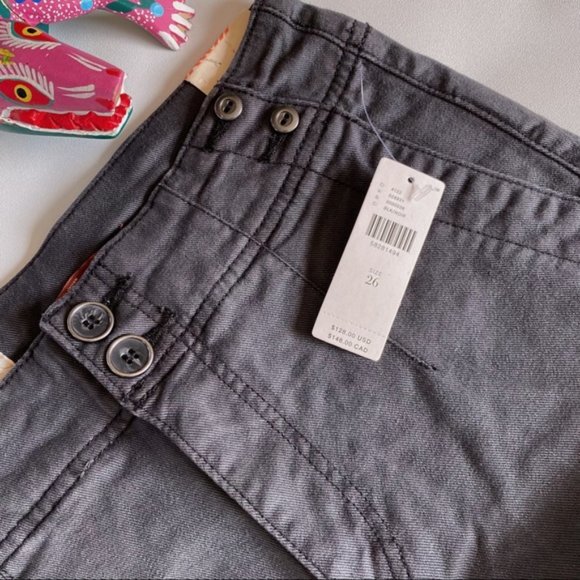 Anthropologie | Pilcro Darted High Rise Skinny Jeans New 26 Waist Black Faded - Picture 8 of 12